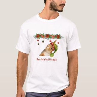 Camiseta Tenha um Natal Maluco de Esquilo