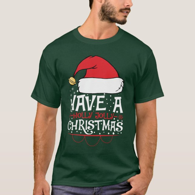 Camiseta Tenha um Natal sagrado  (Frente)