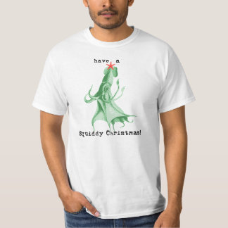 Camiseta tenha um Natal squiddy