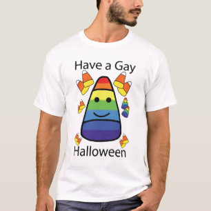 Camiseta Tenha um t-shirt alegre do Dia das Bruxas