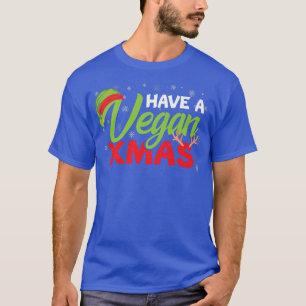 Camiseta Tenha Um Vegan Xmas Engraçado Vegan Vegetariano