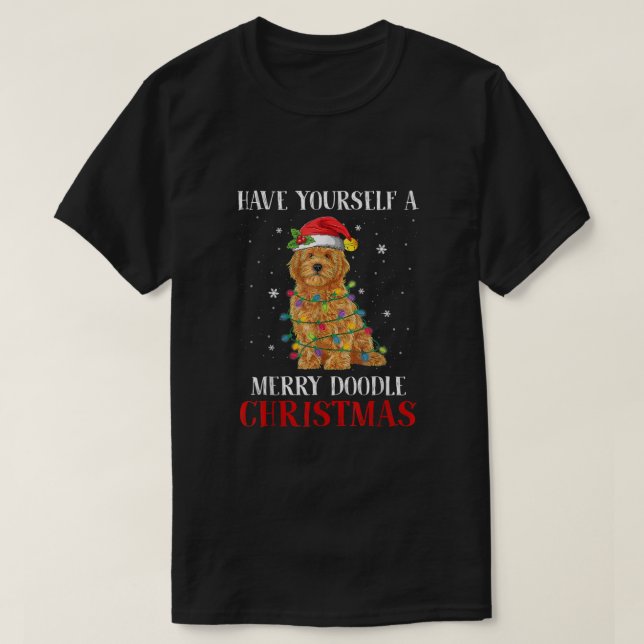 Camiseta Tenha Uma Feliz De Dólar De Natal. (Frente do Design)