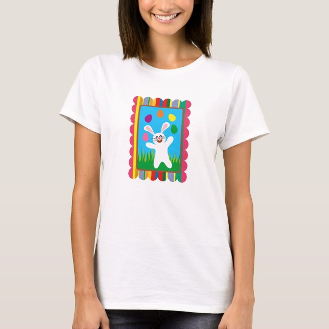 Camiseta Tenha uma páscoa de Eggtraordinary! (Frente)