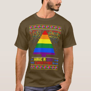 Camiseta Tenham um gay Ugly Christmas Sweaters