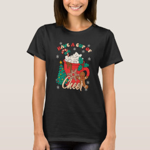 Camiseta Tenham uma taça de Papais noeis de chocolate Chris