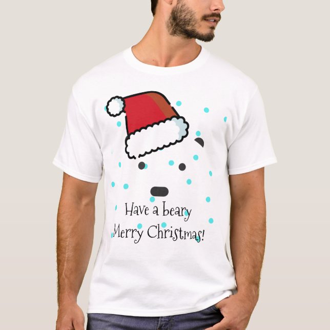 Camiseta "Tenham uma vadia Feliz Natal" Camisa-T de Homens (Frente)