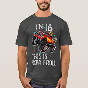 Camiseta Tenho 16 anos, é assim que eu faço o 16º Monstro d