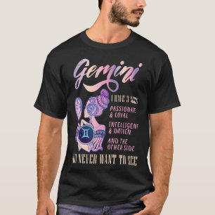 Camiseta Tenho 3 Sides Gemini Sinal Zodiac
