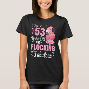 Camiseta Tenho 53 Anos E Estou A Bloquear Um Parabéns Fabul
