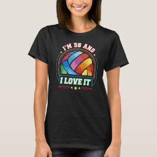Camiseta Tenho 58 anos e adoro o 58.º aniversário dos Espor