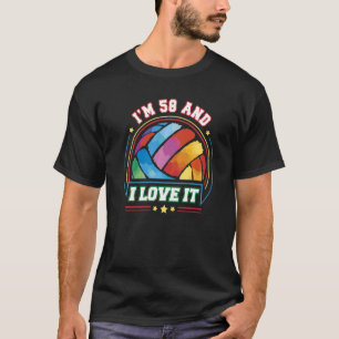 Camiseta Tenho 58 anos e adoro o 58.º aniversário dos Espor