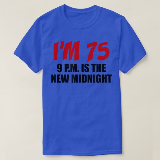 Camiseta Tenho 75 9 p (Frente do Design)