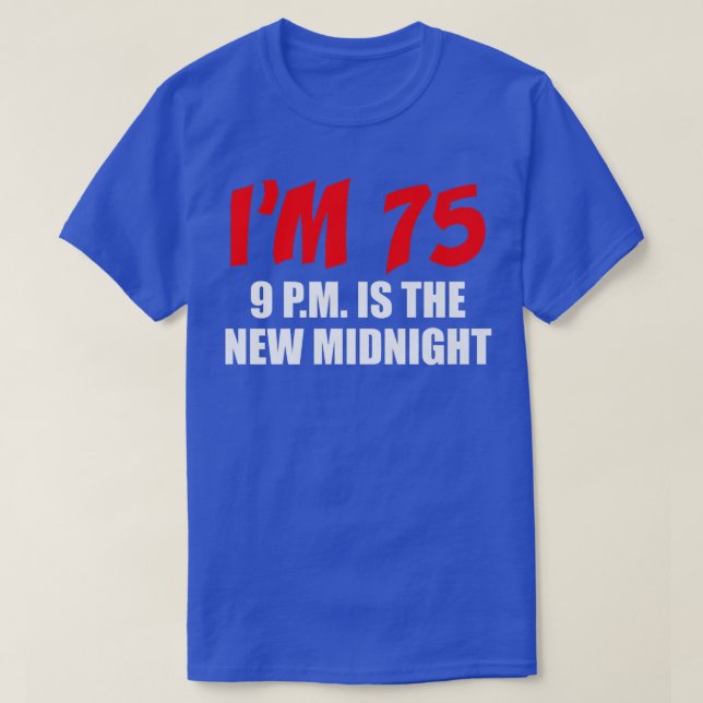 Camiseta Tenho 75 9 p (Frente do Design)