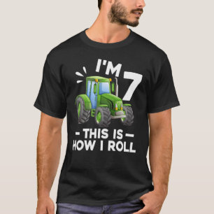 Camiseta Tenho 7 anos, é assim que eu faço a parte de anive