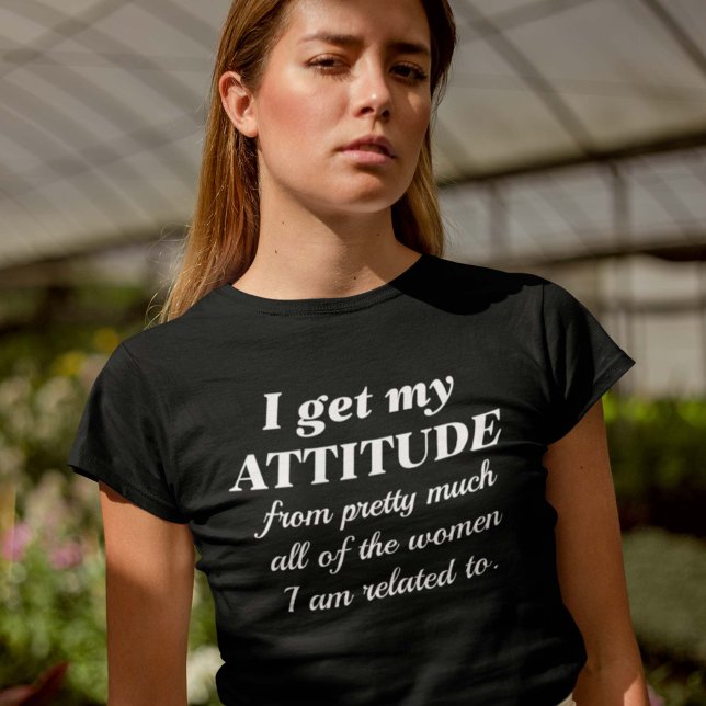 Camiseta Tenho A Minha Atitude (Criador carregado)