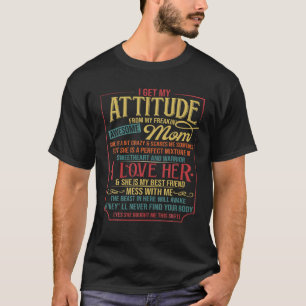 Camiseta Tenho A Minha Atitude Da Minha Maldita E Espantosa