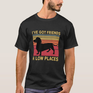 Camiseta Tenho amigos em lugares baixos