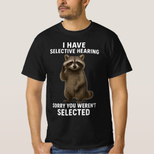 Camiseta Tenho Audição Seletiva Desculpe Você Não Foi Selec