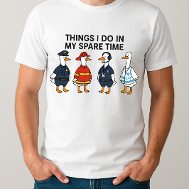 Camiseta Tenho coisas Bobos que faço no meu tempo livre