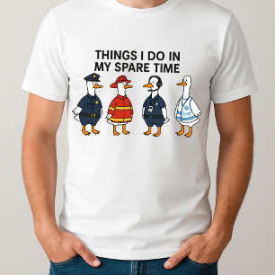 Camiseta Tenho coisas Bobos que faço no meu tempo livre