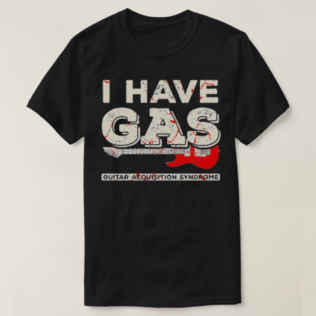 Camiseta Tenho Engraçado De Músico Coletor De Violão GAS (Frente do Design)