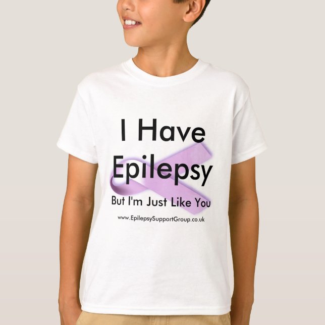 Camiseta Tenho Epilepsia, mas sou como você (Frente)