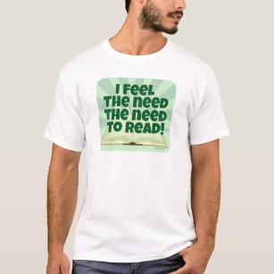 Camiseta Tenho essa necessidade de ler