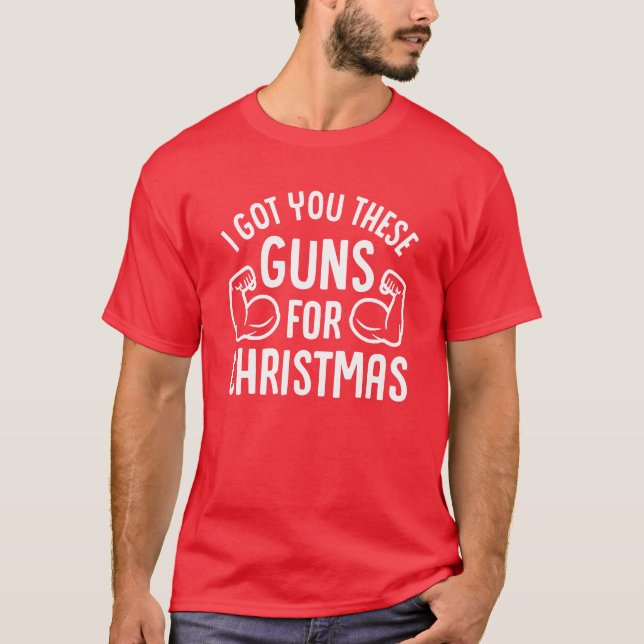 Camiseta Tenho Essas Armas Para Você No Natal (Frente)