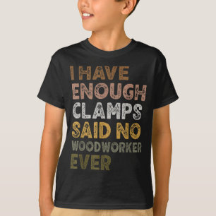 Camiseta Tenho grampos suficientes disse carpinteiro vida d