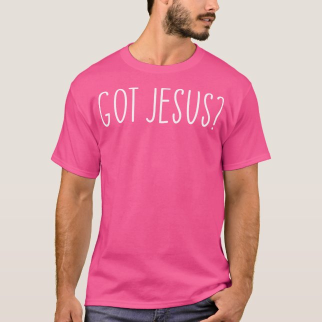 Camiseta Tenho Jesus, Igreja Religiosa, Bíblia Cristã dizen (Frente)