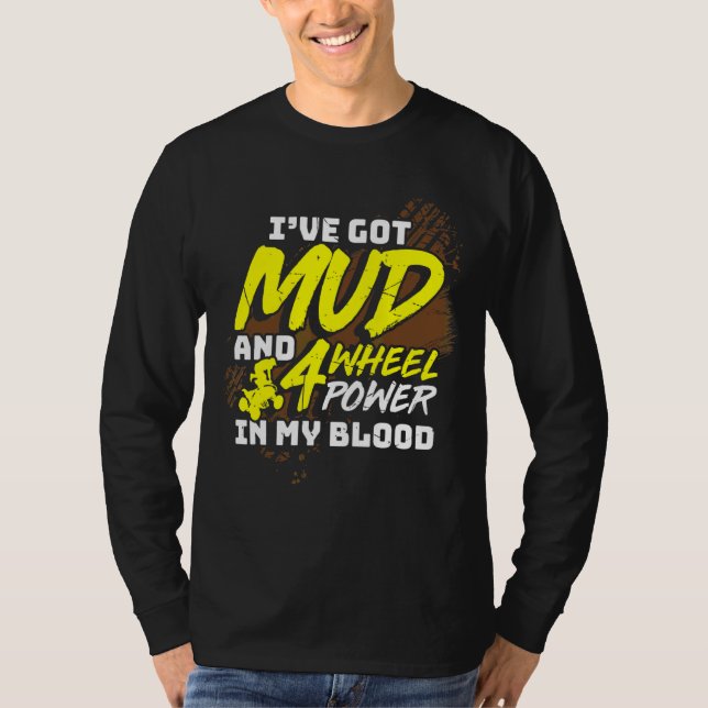 Camiseta Tenho Lama E 4 Rodas No Sangue Qua (Frente)