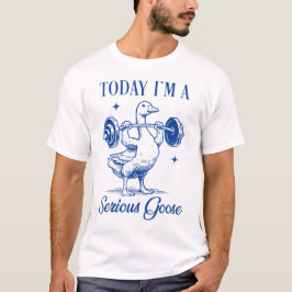 Camiseta Tenho muito bobo, ganso engraçado, ganso meme.
