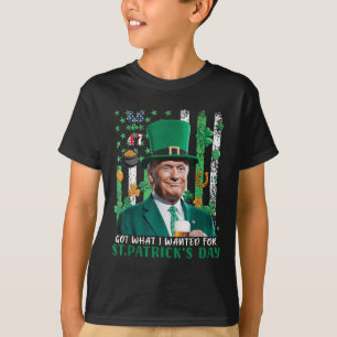 Camiseta Tenho O Que Queria Para O Dia de São Patrício Engr