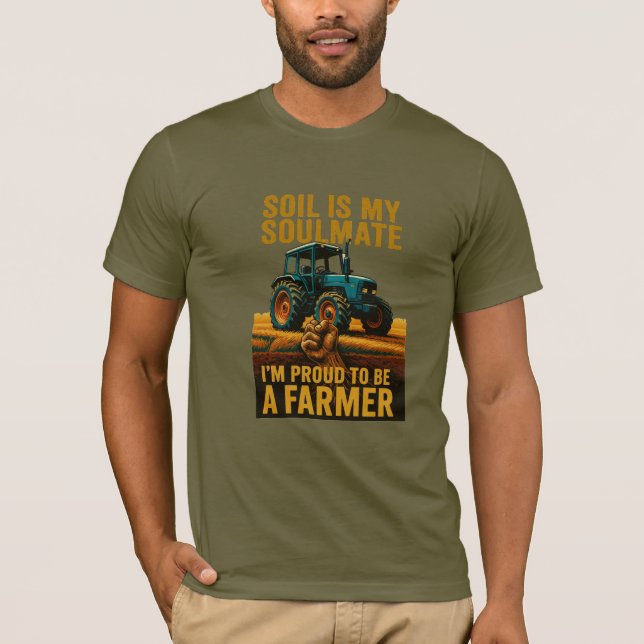 Camiseta Tenho orgulho de ser agricultor (Frente)