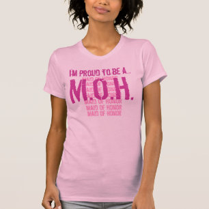 Camiseta Tenho orgulho de ser uma MADRINHA DE CASAMENTO