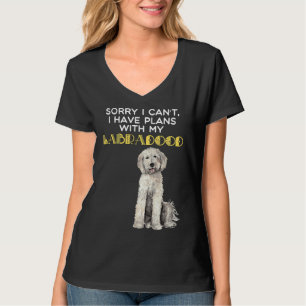 Camiseta Tenho Planos Com Meu Labradoodle