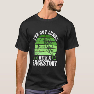 Camiseta Tenho Pulmões Com Uma História Transplante de Pul