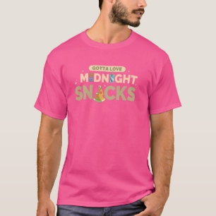Camiseta Tenho que amar os amantes da Comida de lanche engr