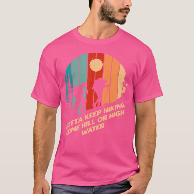 Camiseta Tenho que continuar caminhando com o Hiker Inspira (Frente)