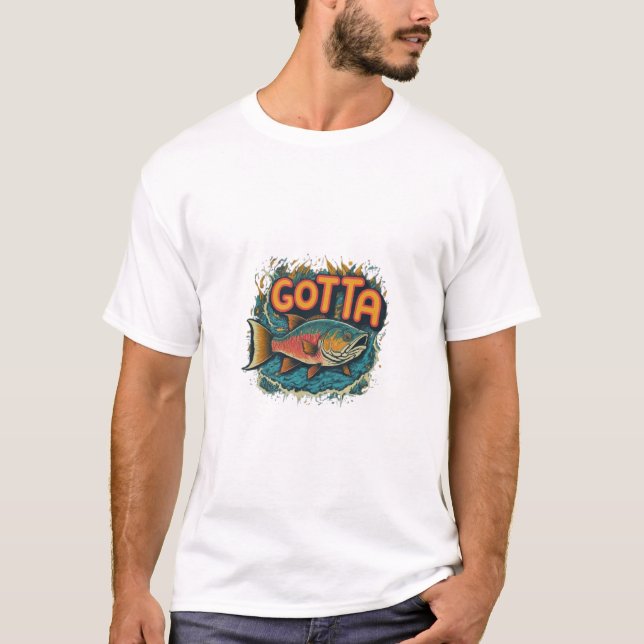 Camiseta "Tenho que pegá-los - Camisa-T de Aventura Retroat (Frente)