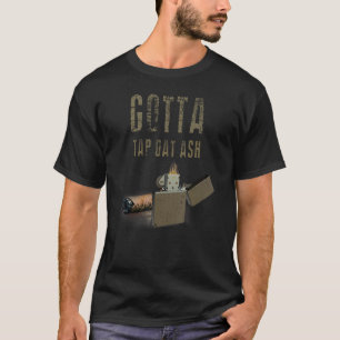 Camiseta Tenho Que Tocar No Cigarro Ash E Fumar Teto 2