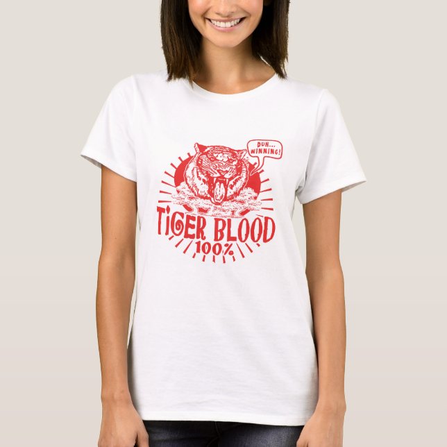 Camiseta Tenho sangue Tiger (Frente)