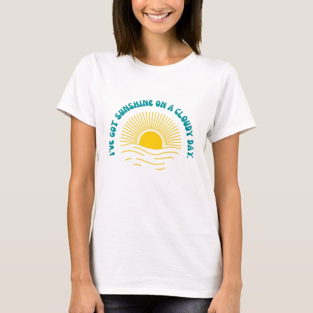 Camiseta Tenho sol num dia nublado (Frente)