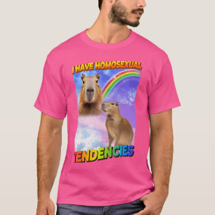 Camiseta Tenho Tendências Homossexuais, Capybara