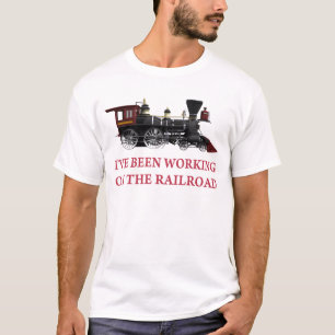 Camiseta Tenho trabalhado na ferrovia