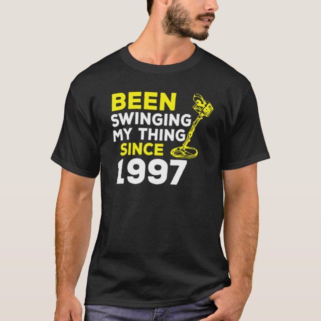Camiseta Tenho Trocado A Minha Coisa Desde 1997, O Detector (Frente)