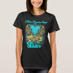 Camiseta Tenho Um Anjo Guardião A Ver-Me Ligar-Lhe