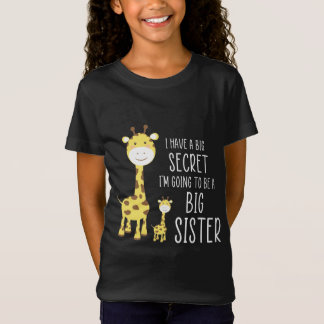 Camiseta Tenho um grande segredo que serei uma Irmã Grande