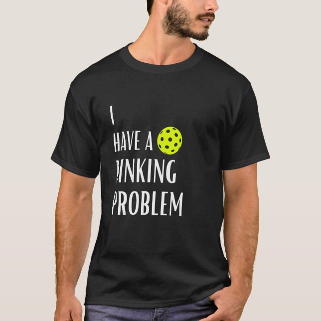 Camiseta Tenho Um Problema De Jantar Engraçado. (Frente)