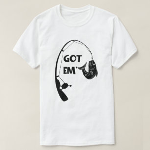 Camiseta Tenho um T-Shirt dos Homens da Pesca